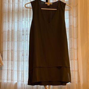 Long olive green Micheal Kors tank blouse